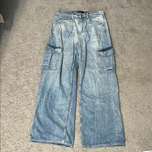 Light Blue Cargo Jeans